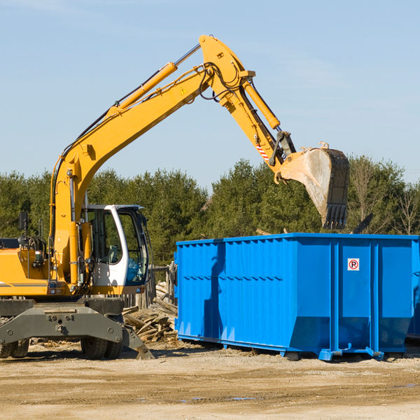 is there a minimum or maximum amount of waste i can put in a residential dumpster in Forestville PA